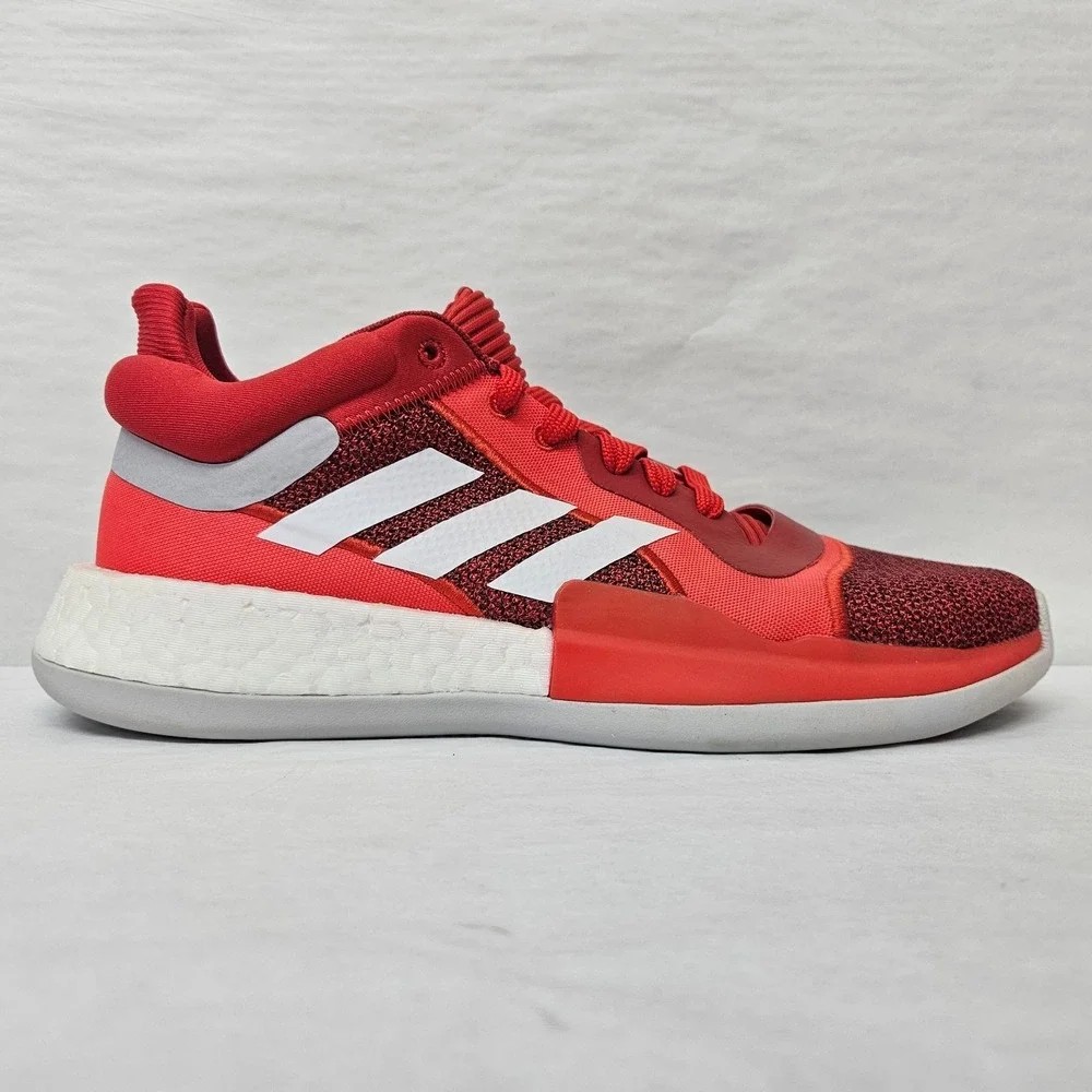 Adidas Marquee Boost Low Basketball Shoes F36305 Red White Men's Size‎ 8